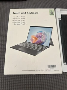 Surface Pro Bluetooth Keyboard | Backlit Touch Pad Rii - Picture 1 of 8