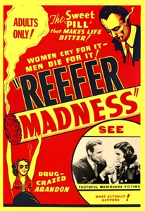 Póster de película antimarihuana Reefer Madness 1936 impresión artística talla elige - Imagen 1 de 2
