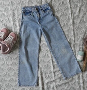 C&A trendige baggy wide leg Mädchen Jeans Hose Gr. 140 - Bild 1 von 4