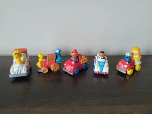 Vintage 1980s Sesame Street Die Cast Cars Lot of 5. Big Bird! Playskool Toys - Picture 1 of 9