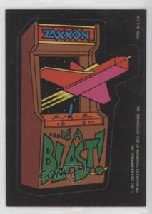 1983 Topps Video City Sega Zaxxon Zaxxon is a Blast! (Arcade Tips) #ZABL.1 x9h