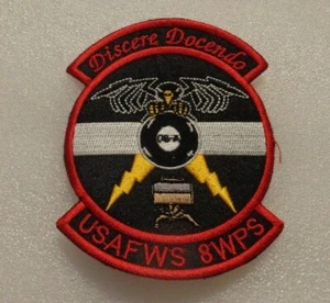 US AIR FORCE PATCH, FIGHTER WEAPONS SCHOOL , 8TH WPS, KOREAN MADE  - Picture 1 of 1