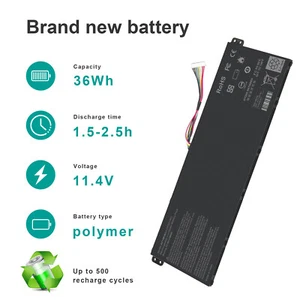 AC14B18J Battery for Acer 11 CB3-111 13 CB5-311 ES1-331 ES1-511 ES1-512 36Wh NEW - Picture 1 of 11