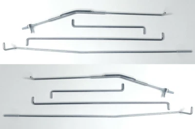 Kit de varilla de cierre de puerta lateral para conductor y pasajero para Ford Bronco 1968-1977 (izquierda y derecha) Foto 1 de 4