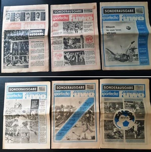DDR Fußball Konvolut Oberliga Nationalmannschaft Mannschaftsbilder Programme - Bild 1 von 9