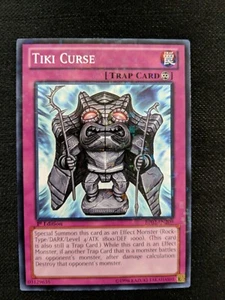 Tiki Curse - BP02-EN209 - Mosaic Rare - 1st Ed - LP - Picture 1 of 2