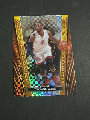 2023-24 Topps Finest Dwayne Wade Showstoppers Checkerboard Ref #SS-11 - FREESHIP - Image 1 of 2