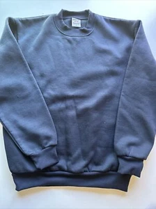 Women's Sweater Size Small Long Sleeve Blue Crewneck A112 Made In USA Vintage - Picture 1 of 8