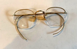 Vintage B&L  1/10  12 K gold filled  Wire rimmed Glasses - Picture 1 of 4
