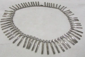 Sterling Silber Stachel Halskette aus Mexiko + - Bild 1 von 3