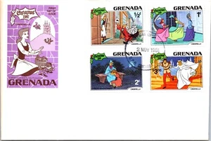 Grenada FDC 1981 - Cinderella, Christmas Cover - Block of 4 - F65030 - Picture 1 of 2