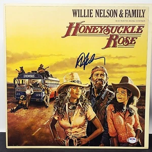 Banda sonora del álbum "Honeysuckle Rose" autografiado firmado por Willie Nelson PSA/DNA - Imagen 1 de 5