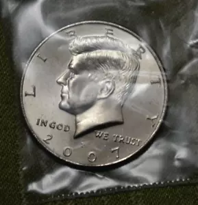 2007 P Kennedy moneta da mezzo dollaro - circolata - Foto 1 di 2