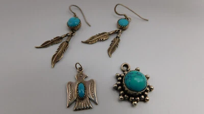 lotto x orecchini  argento massiccio Vintage lot x  solid silver  earrings  V26 - Immagine 1 di 4