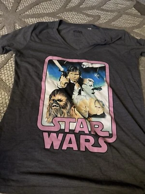 复古风格女式 TEEN 星球大战全新希望汉·索洛 T 恤 XL-全新无标签 — 第 1/3 张图片