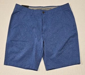 NWT Under Armour Men's UA Match Play Vented Golf Shorts 1272358 186 Blue Size 38 - Picture 1 of 13
