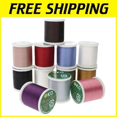 12-Piece Colorful Nylon Beading Cord Collection - Image 1 of 4