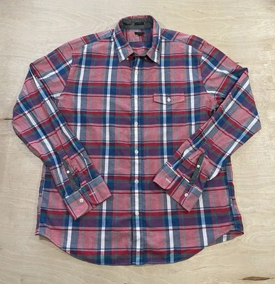 J Crew Mens Shirt XL Multi Color  Long Sleeve Button Down Slim Fit Lightweight - Image 1 of 4