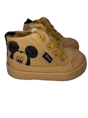 Zapatillas altas Zara Disney MICKEY MOUSE color tostado talla 20 Foto 1 de 4