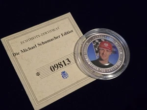 Michael Schumacher Gedenkmedaille – Formel 1 Weltmeister – LIMITIERTE (2000) - Bild 1 von 3