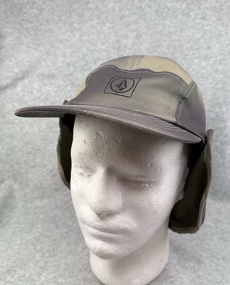 Volcom Surf Stone Trip Flap Hat Logo Camo OSFM NWT - Image 1 of 4