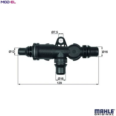 THERMOSTAT OIL COOLING TO 4 82 FOR BMW X5/SAV/E53 M57D30 M54B30 3.0L M57D30 2.9L - Image 1 of 4