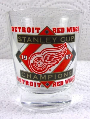 Detroit Red Wings Stanley Cup Champions 1997 vaso de tiro - nuevo Foto 1 de 2