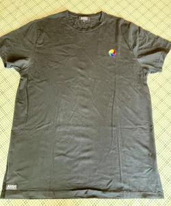 Mens T-Shirt Ashley Marc Hovelle Size XL Black Long - Picture 1 of 14