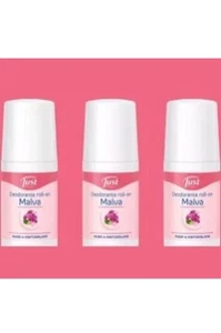 Just 3 Deo Roll On Malva- 50ml Per Pelli Sensibili,Delicato,Non Macchia - Foto 1 di 1