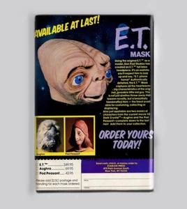 E.T. THE EXTRA TERRESTRIAL / MASK AD - 2"x3" POSTER MAGNET (movie et 1982) - Picture 1 of 2
