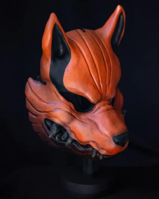 Kurama Mask | Nine-Tailed Fo-Anime-Naruto | Handcrafted Resin Replica - Image 1 of 4