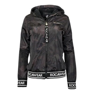 Rocawear giacca donna taglia 1X mimetica con cappuccio e zip bordo logo - Foto 1 di 12