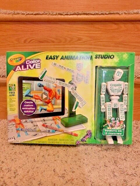 Crayola Color Alive Estudio de Animación Fácil con Maniquí Posable y Soporte Foto 1 de 1