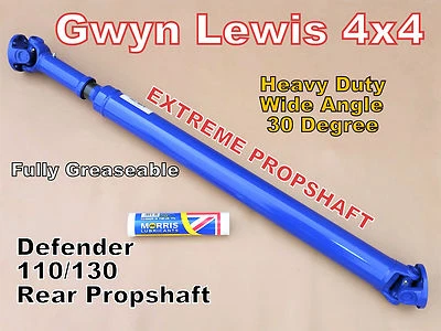 Land Rover Defender 110 Rear Propshaft Wide Angle Heavy Duty 1310 GwynLewis4x4  - Image 1 of 4