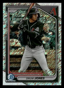 2024 Bowman Chrome DRUW JONES SHIMMER REFRACTOR #BCP-249 - Bild 1 von 2