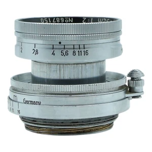 Obiettivo Ernst Leitz Wetzlar Summitar 5 cm 5 cm 50 mm 50 mm 1:2 - filetto M39 - Foto 1 di 3