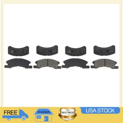 For 2014 2015 Mitsubishi Mirage Front + Rear Posi-Quiet Ceramic Brake Pads 2 Set - Image 1 of 3