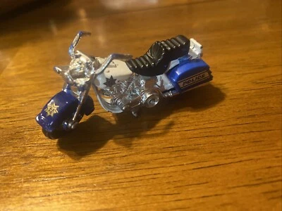 Винтажный 1980 спичечный коробок Harley Davidson мотоцикл #50 белый - Изображение 1 из 3