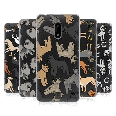 FUNDA DE GEL SUAVE HEAD CASE DESIGNS PATRONES RAZA PERRO 9 PARA TELÉFONOS NOKIA 1 Foto 1 de 4