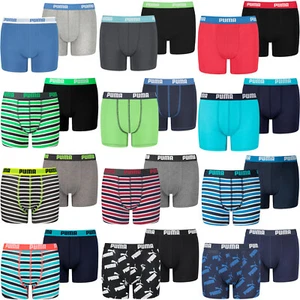 PUMA Boys Sports Boxers Briefs (Pack of 2) Underwear Athletic Boxershorts Pants - Picture 1 of 44