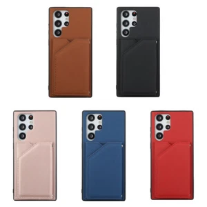 HOT For Samsung S23 S22 Plus S21 Leather Wallet Card Shockproof Phone Slim Case - Picture 1 of 43