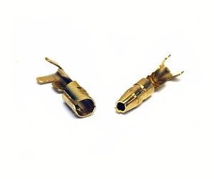 100 Set TAB 4 mm offener Laufklemme: Stecker Kugelstecker + Buchse Buchse - Bild 1 von 4