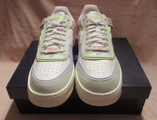 NIKE AIR FORCE 1 AF1 SHADOW CASHMERE CORALLO CHIARO CI0919 700 DONNA Tg 12