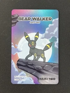 Pokémon Center × Bear Walker x Umbreon Limited Edition Numbered Karte #1525/1600 - Bild 1 von 2