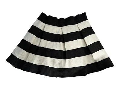 Target Xhilaration Skirt, Black / White Striped Scalloped. Size Women's XXL - Image 1 of 4