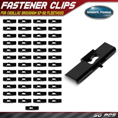 Зажимы фиксаторы молдингов нейлоновые длина 49,95 мм для Cadillac Brougham Fleetwood 50x - Изображение 1 из 4