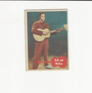 #5 Elvis Presley "Soft And Mellow" 1956 Topps Bubbles Trading Card - Picture 1 of 2
