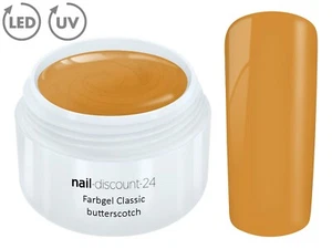 Color UV Gel LED FARBGEL BUTTERSCOTCH French Modellage Nail Design Nagel Gold - Bild 1 von 3