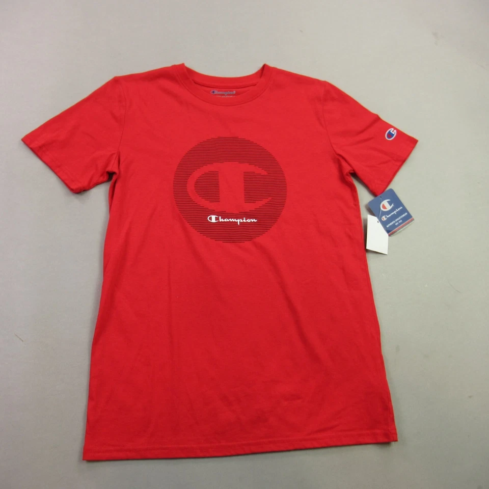 Champion Shirt Boys XL Short Sleeve Crew Neck Lightweight Outdoors Red - Image 1 of 4