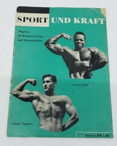 Original 1950s Sport und Kraft German Bodybuilding Magazine # 6 Collectors item - Imagen 1 de 4